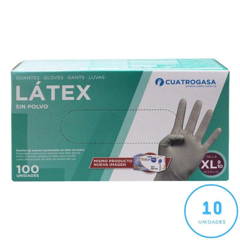 Caja guantes latex sin polvo x 100 Uds, Top Glove – MayorDent